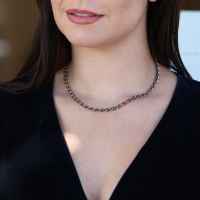 Niello Watch Chain Necklace Image